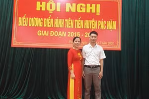Tác giả và nhân vật trong bài viết "Người thầy của núi".