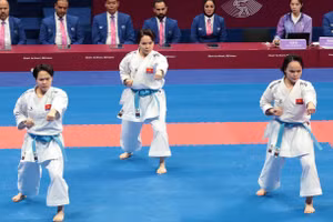 Liên tiếp giành huy chương, Việt Nam vẫn tụt hạng tại ASIAD 19