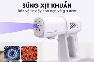 Nhiều loại súng phun khử khuẩn được giới thiệu trên thị trường.