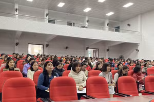 Các đại biểu tham dự cuộc họp.