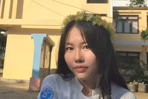 Nguyễn Thị Ngọc Ánh - thủ khoa Khối C Kỳ thi tốt nghiệp THPT năm 2023 tỉnh Quảng Ngãi. Ảnh NVCC.