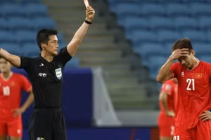 U23 Việt Nam rời giải châu châu Á với 2 thẻ đỏ và 9 thẻ vàng.