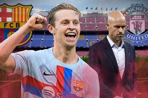 De Jong không tới Man United như đồn đoán.