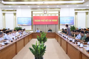 Toàn cảnh phiên họp Hội đồng Nghĩa vụ quân sự TPHCM.