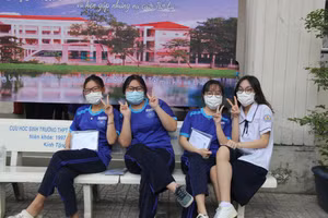 Học sinh tham gia kỳ thi tốt nghiệp THPT năm 2023.