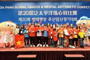 Đoàn Quảng Ninh tham dự tại kỳ thi Soroban quốc tế 2022 diễn ra ở Seoul (Hàn Quốc).