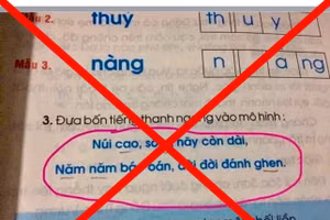 Một số ngữ liệu đang lan truyền trên mạng xã hội không có trong sách giáo khoa 