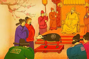 Tiết Lập xuân, đại lễ Nghênh xuân có nghi thức Tiến xuân ngưu