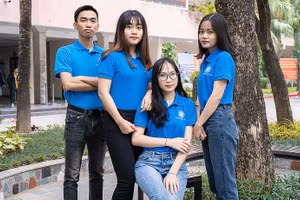 Nhóm sinh viên Trường Đại học Mỏ - Địa chất chế tạo ra vải tự hủy sinh học.