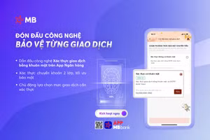 Khách hàng có thể chủ động lựa chọn mức giao dịch cần xác thực trên App MBBank.