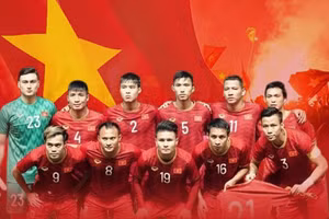 Tuyển Việt Nam đứng đầu Đông Nam Á ở bảng xếp hạng FIFA.