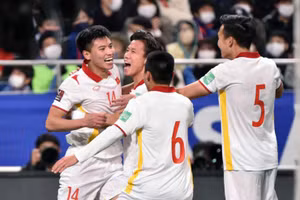 Thanh Bình của tuyển Việt Nam được AFC vinh danh sau trận gặp Nhật Bản.
