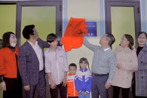 "Cảm ơn báo GD&TĐ cùng nhà hảo tâm đã giúp chúng tôi có căn nhà ước mơ" 