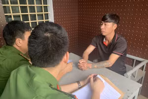 Một trong 3 đối tượng trộm cắp bị Công an TP. Đồng Hới tạm giữ hình sự