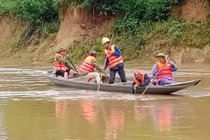 Lực lượng tìm kiếm đã tìm thấy nạn nhân phía hạ lưu Rào Bội