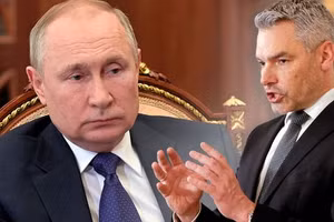 Thủ tướng Áo Karl Nehammer đã có cuộc gặp với Tổng thống Nga Putin