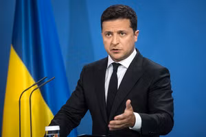 Tổng thống Ukraine Zelensky.