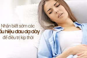 Dấu hiệu đau dạ dày rõ nhất là các cơn đau bụng trên