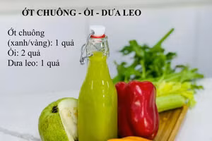 Công thức làm nước ép từ rau củ quả tăng sức đề kháng mùa dịch