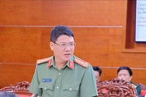 Đại tá Đỗ Thanh Bình - Giám đốc Công an tỉnh Hoà Bình.