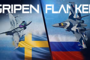 Tiết lộ kết quả khi JAS 39 Gripen đối đầu Su-27