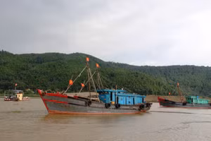 Tỉnh Thanh Hóa sẽ phát lệnh cấm biển từ lúc 13h hôm nay. Ảnh minh họa.