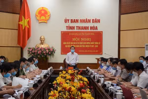 Ông Đỗ Minh Tuấn - Chủ tịch UBND tỉnh, Chủ tịch UBBC tỉnh Thanh Hóa, thông tin kết quả bầu cử đại biểu Quốc hội và HĐND các cấp nhiệm kỳ 2021-2026.