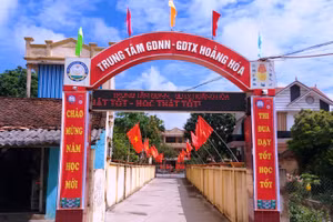 Trung tâm Giáo dục nghề nghiệp- Giáo dục thường xuyên huyện Hoằng Hóa (Thanh Hóa).