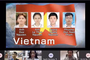 Buổi giao lưu trực tuyến của đội tuyển Olympic Hóa học quốc tế với học sinh Hà Nội