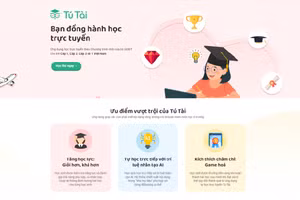 Nền tảng học tập trực tuyến Tú Tài - Mô hình giáo dục thông minh