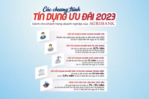 5 chương trình tín dụng ưu đãi nổi bật cho khách hàng doanh nghiệp của Agribank