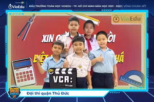 Sân chơi đấu trường VioEdu tạo cơ hội thúc đẩy học sinh phát triển kỹ năng giải quyết vấn đề, làm việc nhóm, thuyết trình.