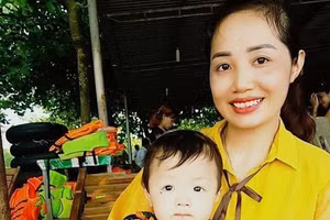 Cháu Gia Bảo và mẹ. Ảnh: CACC