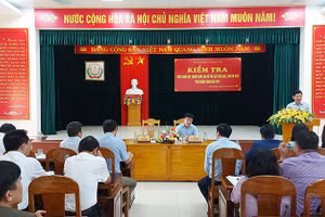Toàn cảnh buổi làm việc giữa Bộ Giáo dục và Đào tạo với tỉnh Quảng Bình.
