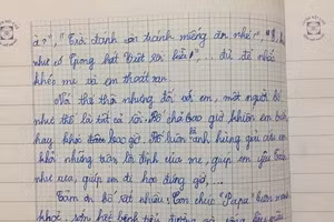 Bài văn tả bố "xấu hết phần thiên hạ" khiến dân mạng vô cùng thích thú