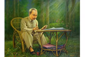 Người vẽ hàng nghìn bức tranh Bác Hồ