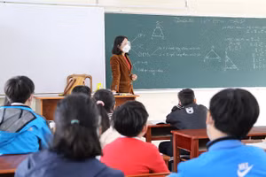 Một giờ học của học sinh Trường THCS Nguyễn Huệ (Đà Nẵng). 