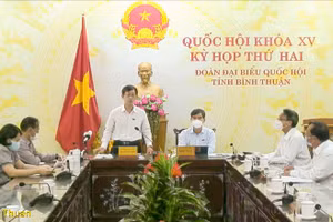Đại biểu Nguyễn Hữu Thông (đoàn Bình Thuận)