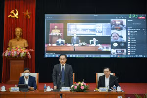 Thứ trưởng Hoàng Minh Sơn phát biểu tại hội nghị.