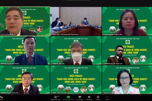 Hội thảo tham vấn chính sách về nông nghiệp, nông dân, nông thôn được tổ chức trực tuyến trên nền tảng Zoom