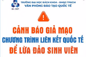 Trường ĐH Bách khoa TPHCM vừa đưa ra cảnh báo đối với các sinh viên về giả mạo thông báo của trường để lừa đảo. 