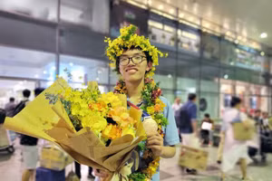 Thân Thế Công lớp 11 Chuyên Vật lí (Ảnh Sở GD&ĐT BG).