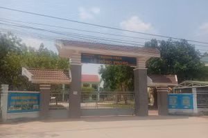 Trường học nơi xảy ra sự việc. (Ảnh: TT)