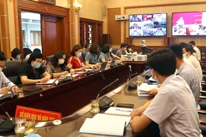 Hội nghị được tổ chức trực tuyến.