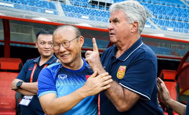 Guus Hiddink là thầy của HLV Park Hang-Seo của tuyển Việt Nam.