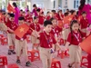 Học sinh Trường Tiểu học Cửa Nam (Nam Định, Ninh Bình) trong ngày khai giảng năm học 2025-2026. 