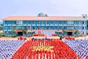 Quang cảnh Trường THPT Thanh Sơn ngày nay