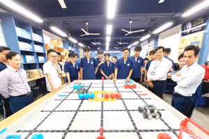 Phòng STEM tại Trường THPT Hạ Hòa, tỉnh Phú Thọ.