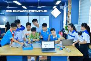 Phòng học STEM của Trường THCS Lê Quý Đôn, phường Minh Xuân, Tuyên Quang.