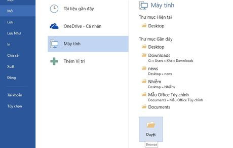 Hướng dẫn khôi phục file Word 2016 bị lỗi - Ảnh 2 Huong dan khoi phuc file Word 2016 bi loi - Anh 2